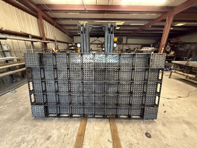 Custom steel fabrication & welding table built by RedLine in Ocala, FL